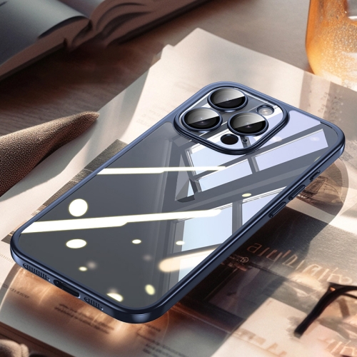 

For iPhone 14 Pro SULADA Electroplating Frosted PC + TPU Shockproof Phone Case(Blue)