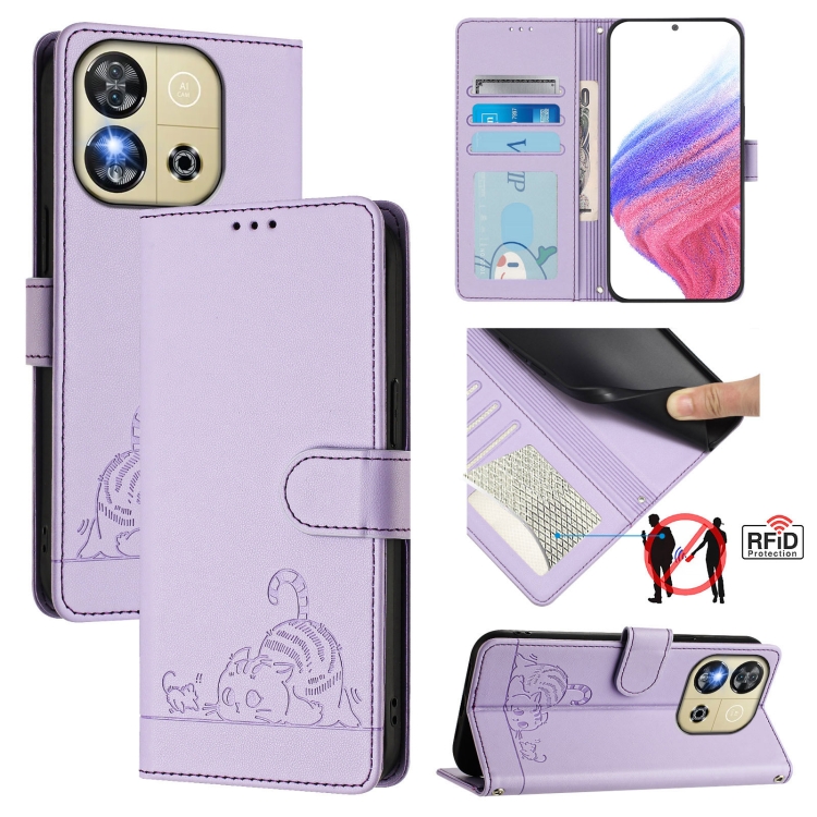 OUKITEL C57S 8GB + 64GB SIMフリー purple Smartphone Oukitel C57s: Ultra-thin 6.52-inch, 4300mAh