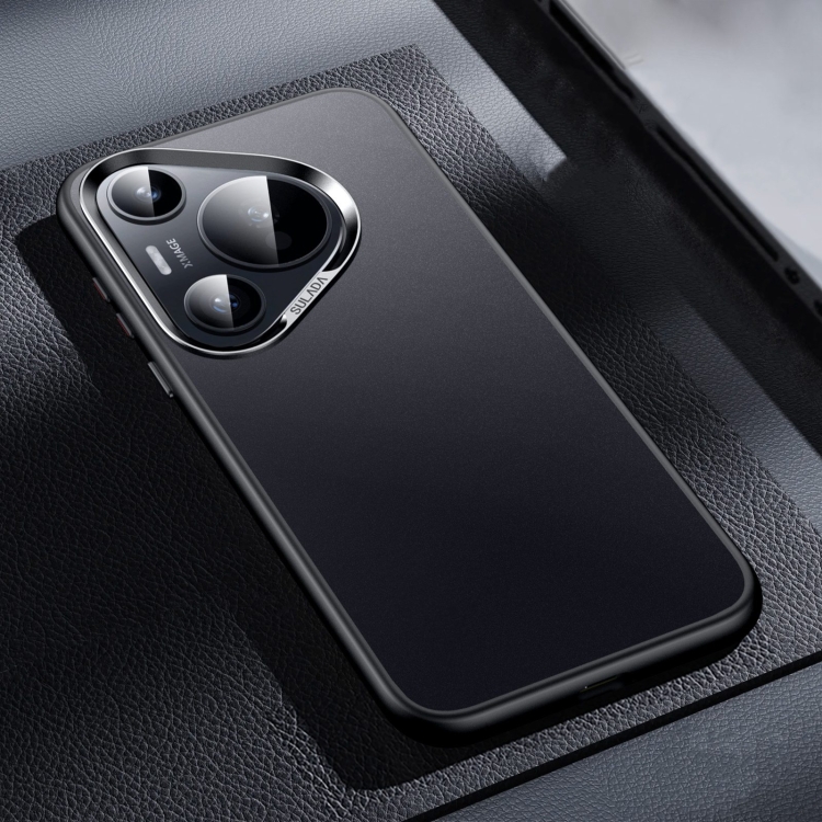 

For Huawei Pura 70 Pro / 70 Pro+ SULADA Skin Feel Matte Shockproof Phone Case(Black)