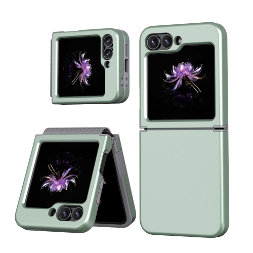 

For Samsung Galaxy Z Flip6 5G Flat Skin Feel TPU+PC Shockproof Phone Case(Mint Green)