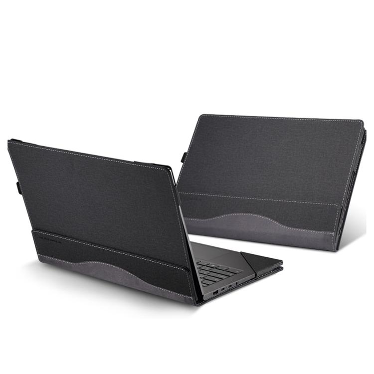 

For Asus VivoBook 16 X1605 / M1605 / D1603 Leather Laptop Shockproof Protective Case(Black)