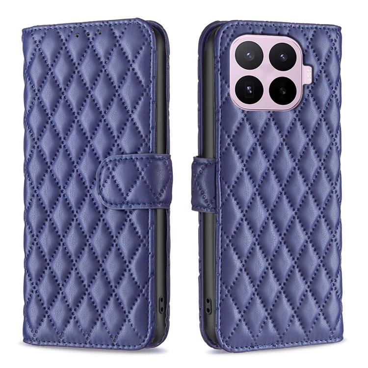 For Xiaomi 17T Pro 5G Diamond Lattice Wallet Flip Leather Phone Case(Blue)