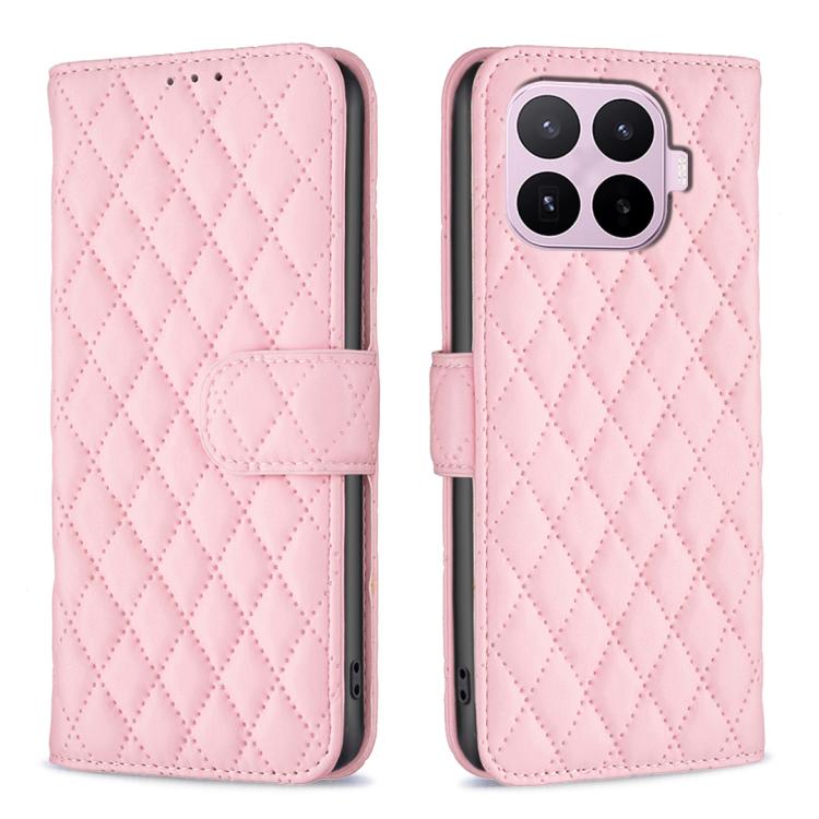 

For Xiaomi 17T 5G Diamond Lattice Wallet Flip Leather Phone Case(Pink)