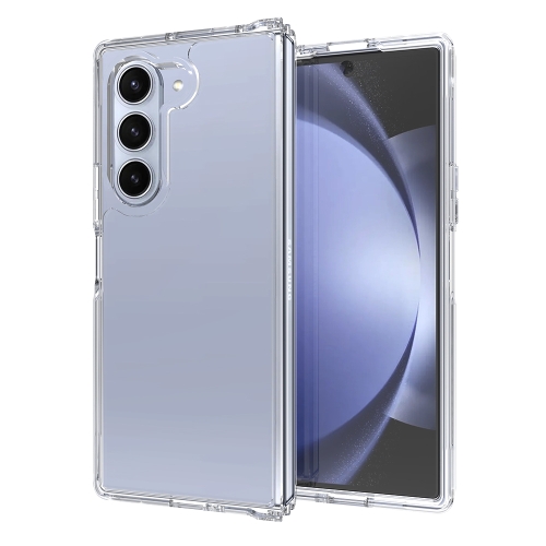 For Samsung Galaxy Z Fold6 Scratchproof Acrylic TPU Phone Case(Transparent) high quality transparent acrylic watch exhibition frame three layer detachable 24 bits watch display stand rack table support