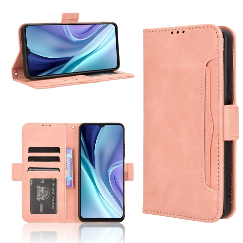 

For itel A50 Skin Feel Calf Texture Card Slots Leather Phone Case(Pink)