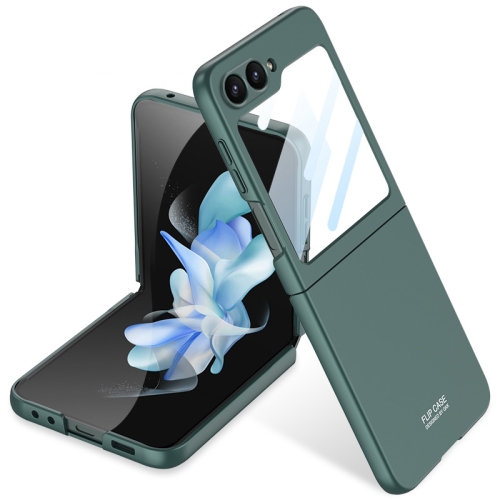 

For Samsung Galaxy Z Flip6 GKK Integrated Ultra-thin Full Coverage Phone Case(Dark Night Green)