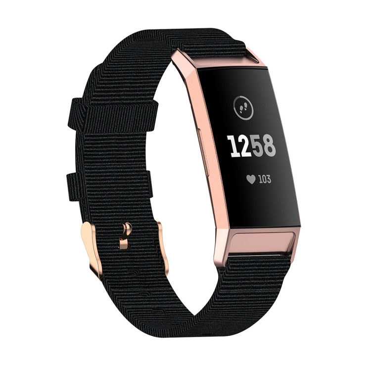 สำหรับ Fitbit Charge 4 / Charge 3 / Charge3 SE Braided Nylon Watch Band ...