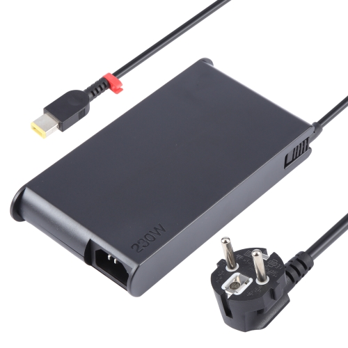 

230W 20V 11.5A Laptop Notebook Power Adapter For Lenovo Big Square USB, Plug:EU Plug