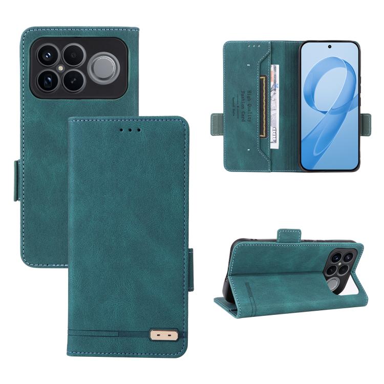 

For Redmi K90 Pro Max 5G / Poco F8 Ultra Magnetic Clasp Leather Phone Case(Green)