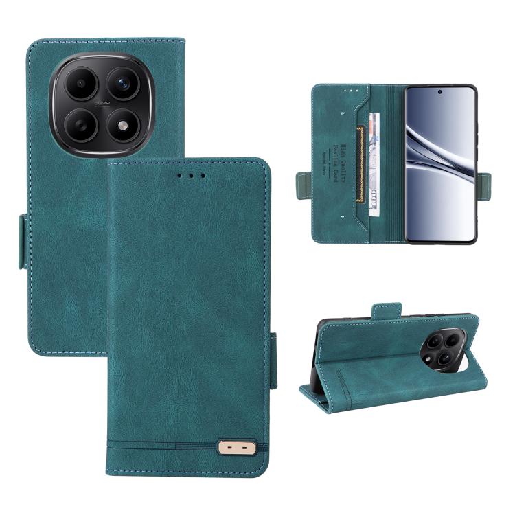 

For Redmi Note 15 5G / 4G 164mm / Poco M8 5G Magnetic Clasp Leather Phone Case(Green)