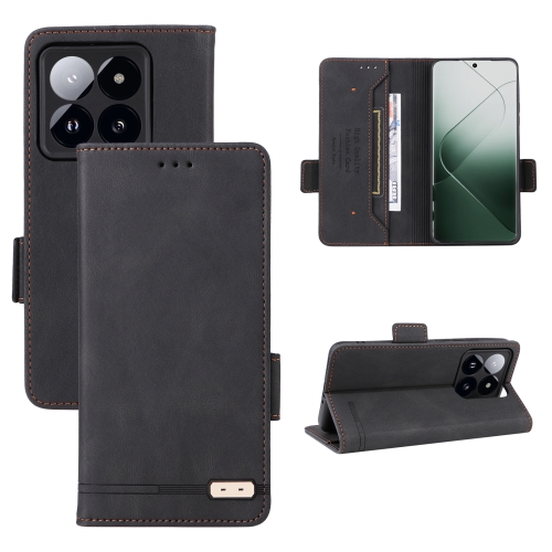 

For Xiaomi 14T Pro Magnetic Clasp Leather Phone Case(Black)