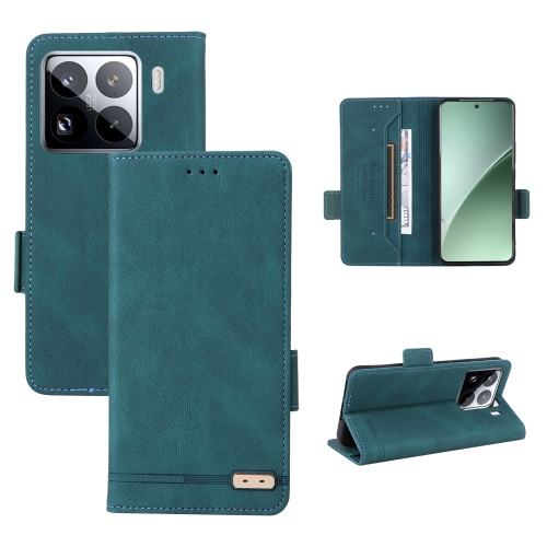 

For Xiaomi 15 Pro Magnetic Clasp Leather Phone Case(Green)