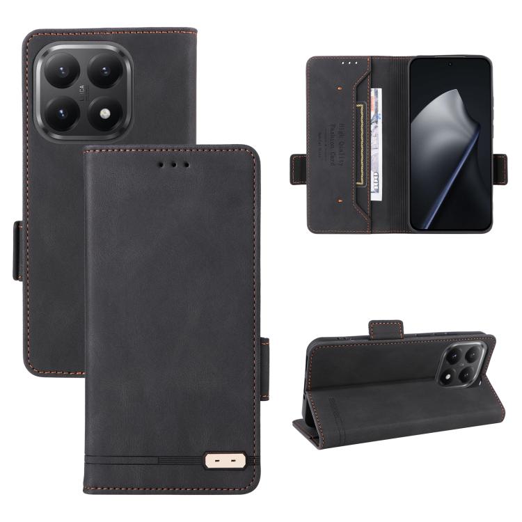 

For Xiaomi 15T 5G Magnetic Clasp Leather Phone Case(Black)