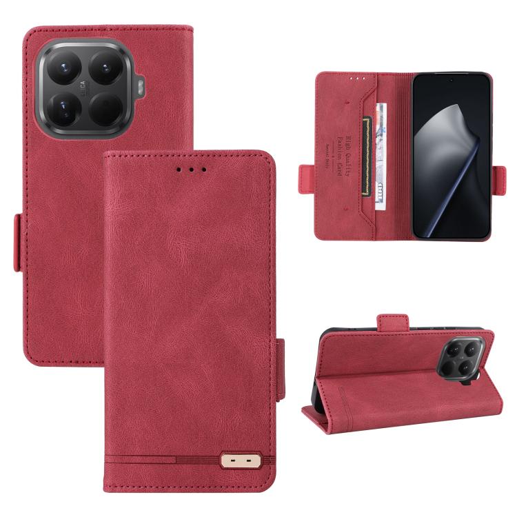 For Xiaomi 15T Pro 5G Magnetic Clasp Leather Phone Case(Red)