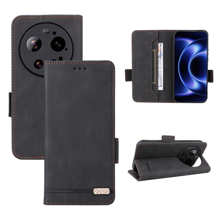 For Xiaomi 17 Ultra Magnetic Clasp Leather Phone Case(Black)