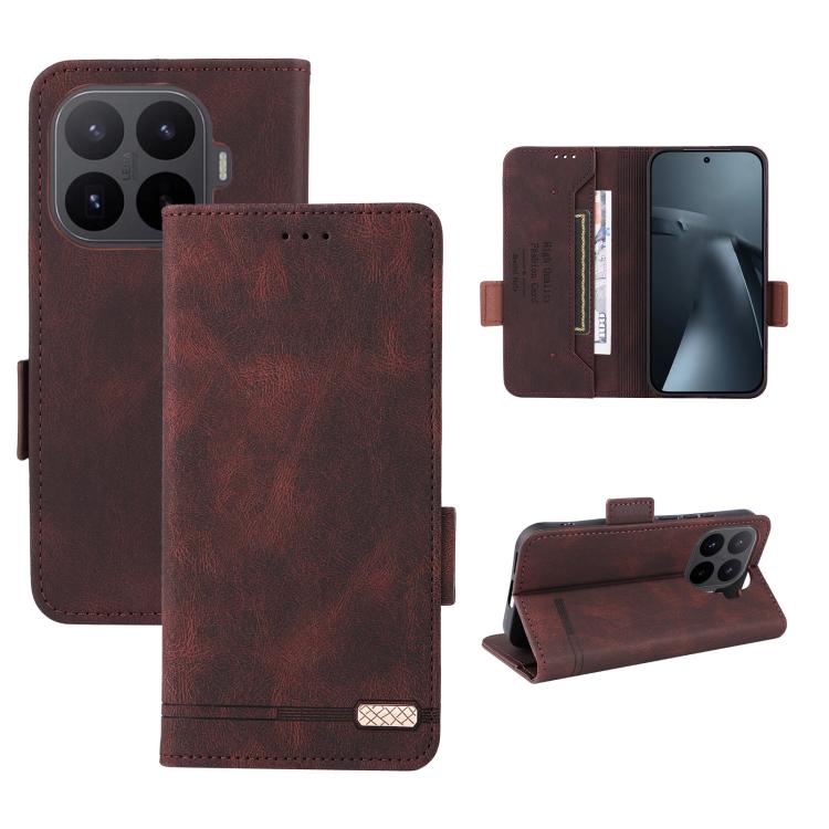 For Xiaomi 17T Pro 5G Magnetic Clasp Leather Phone Case(Brown)