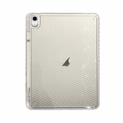 

For iPad 10th Gen 10.9 2022 Diamond Texture Acrylic Hybrid TPU Tablet Case(Transparent)