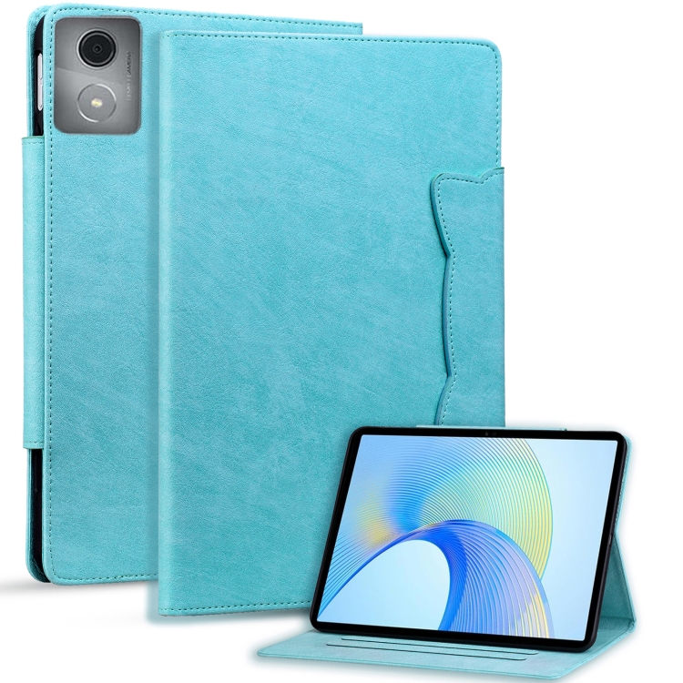 

For Lenovo Tab K11 Plus / M11 Plus Cat Buckle Leather Tablet Case(Sky Blue)