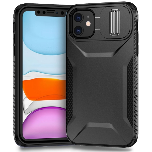 

For iPhone 11 Sliding Camshield Phone Case(Black)