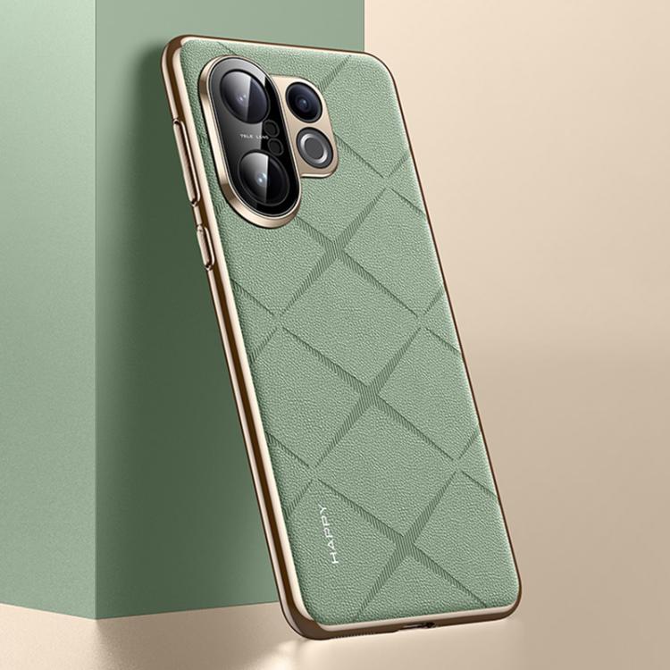 

For vivo S30 Pro mini Plain Leather PC Phone Case(Green)