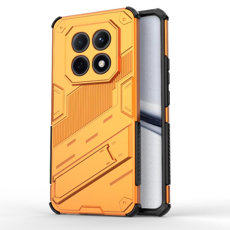 

For Redmi Note 15 5G Global 164mm Punk Armor 2 in 1 PC + TPU Phone Case with Holder(Orange)