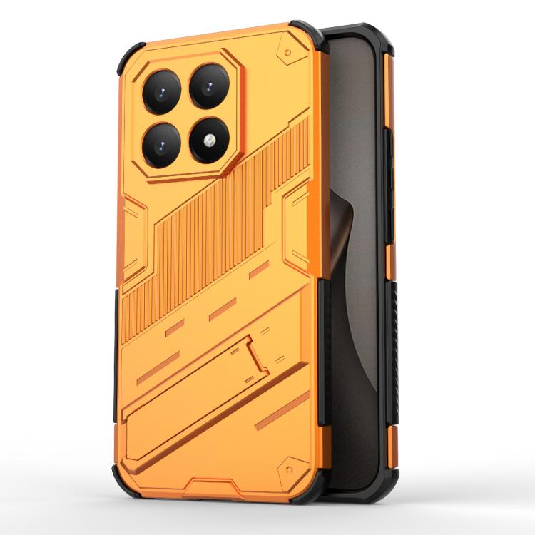 

For Xiaomi 15T 5G Global Punk Armor 2 in 1 PC + TPU Phone Case with Holder(Orange)