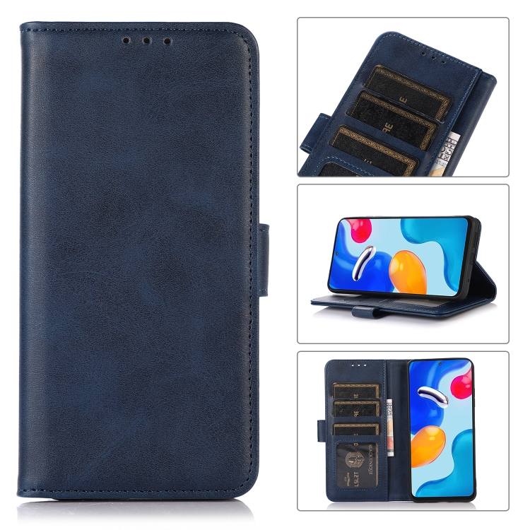 

For Xiaomi Redmi 13 4G Cow Texture Leather Phone Case(Blue)