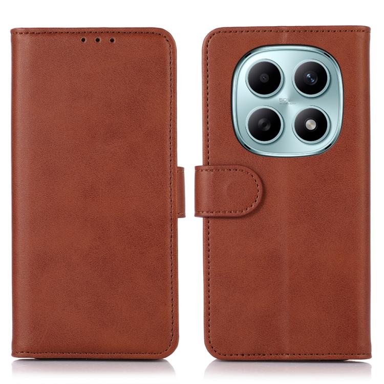 

For Redmi Note 15 5G Global 164mm Cow Texture Leather Phone Case(Brown)