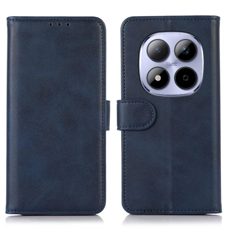 

For Redmi Note 15 Pro 5G Global 163.6mm Cow Texture Leather Phone Case(Blue)