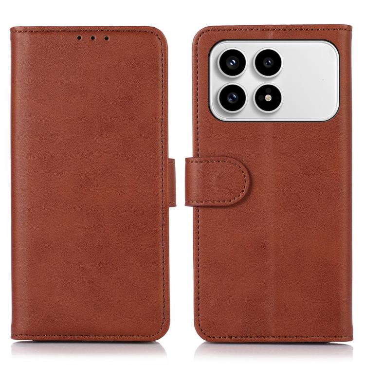 

For Redmi K90 Cow Texture Leather Phone Case(Brown)
