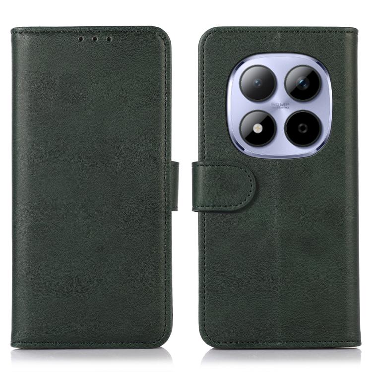 

For Redmi Note 15 Pro 4G Global 163.2mm Cow Texture Leather Phone Case(Green)