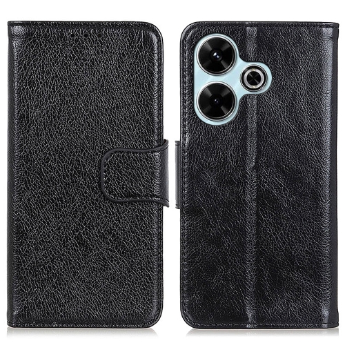 

For Xiaomi Redmi 13 4G Nappa Texture Horizontal Flip Leather Phone Case(Black)
