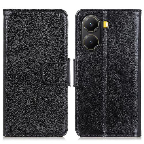 

For Redmi Turbo 4 Nappa Texture Horizontal Flip Leather Phone Case(Black)