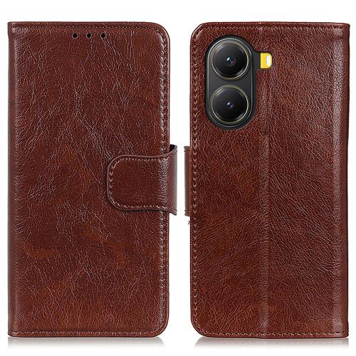 

For Redmi Turbo 4 Nappa Texture Horizontal Flip Leather Phone Case(Brown)