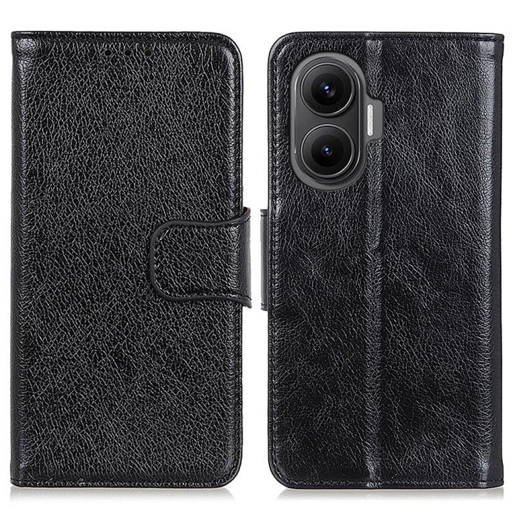 

For Redmi Turbo 4 Pro Nappa Texture Horizontal Flip Leather Phone Case(Black)