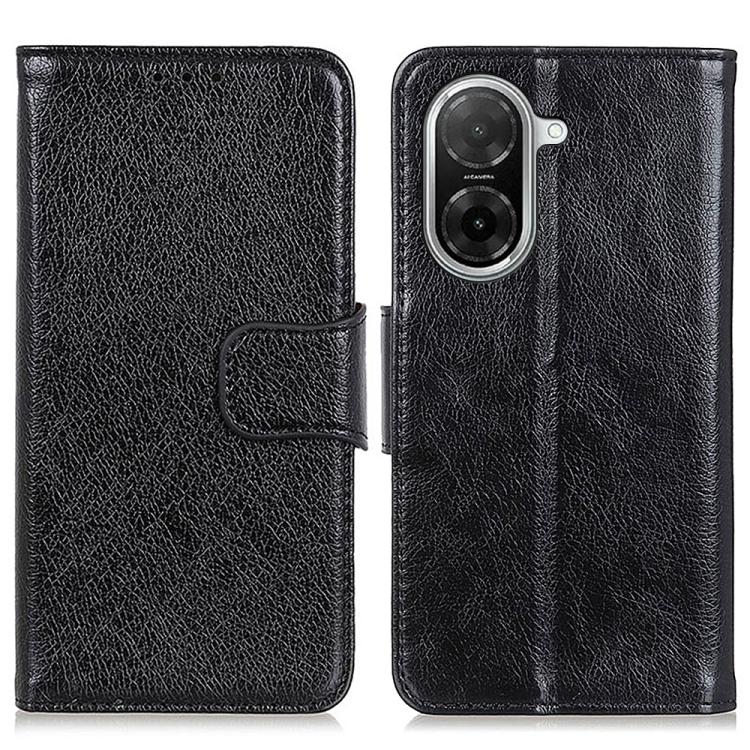 

For Redmi A5 4G 171.7mm / Poco C71 Nappa Texture Horizontal Flip Leather Phone Case(Black)