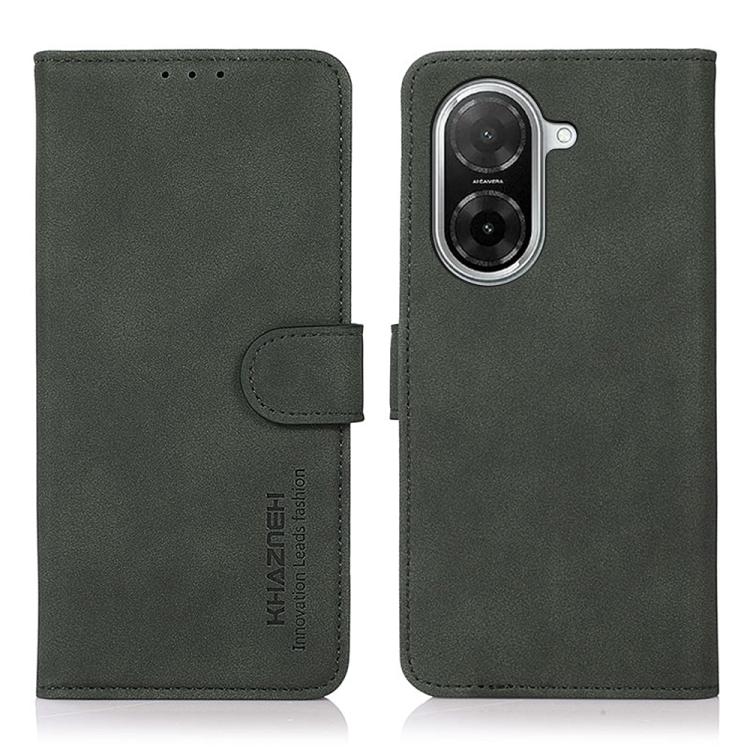 

For Redmi A5 4G 171.7mm / Poco C71 KHAZNEH Matte Texture Leather Phone Case(Green)