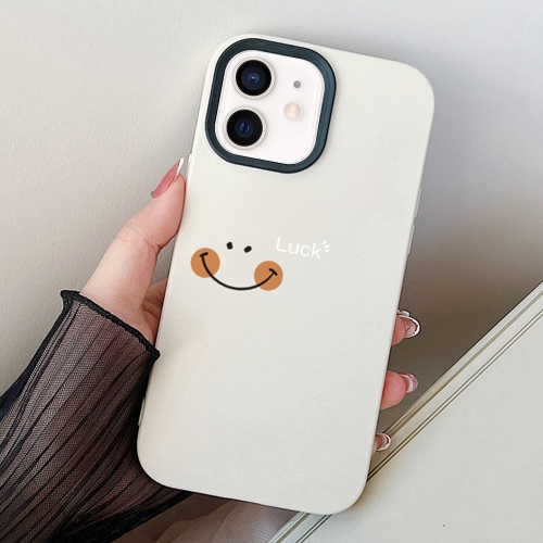 

For iPhone 11 Smile Face PC Hybrid TPU Phone Case(White)