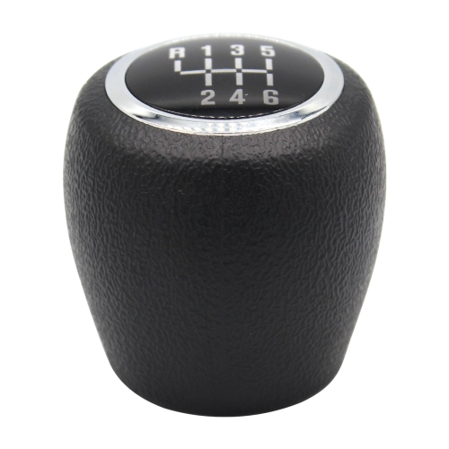 

For Chevrolet Chevy Cruze 2008-2012 Car Gear Lever Hand Ball Leather Gear Shift Knob, Style:6 Speed