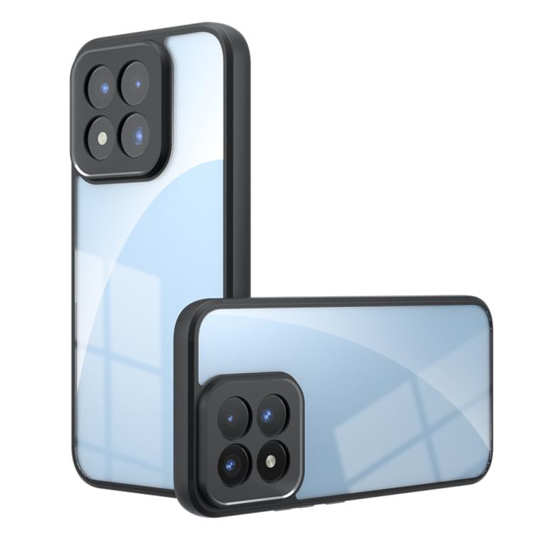 

For Xiaomi 17 Max 5G Armor Precise Hole PC Hybrid TPU Phone Case(Transparent)