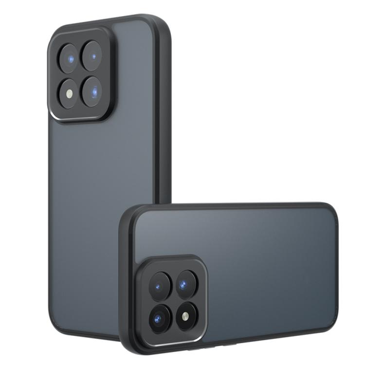 

For Xiaomi 17 Max 5G Armor Precise Hole PC Hybrid TPU Phone Case(Frosted Black)