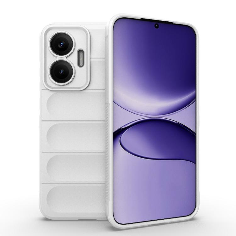 

For Redmi Turbo 4 Pro 5G Magic Shield TPU + Flannel Phone Case(White)