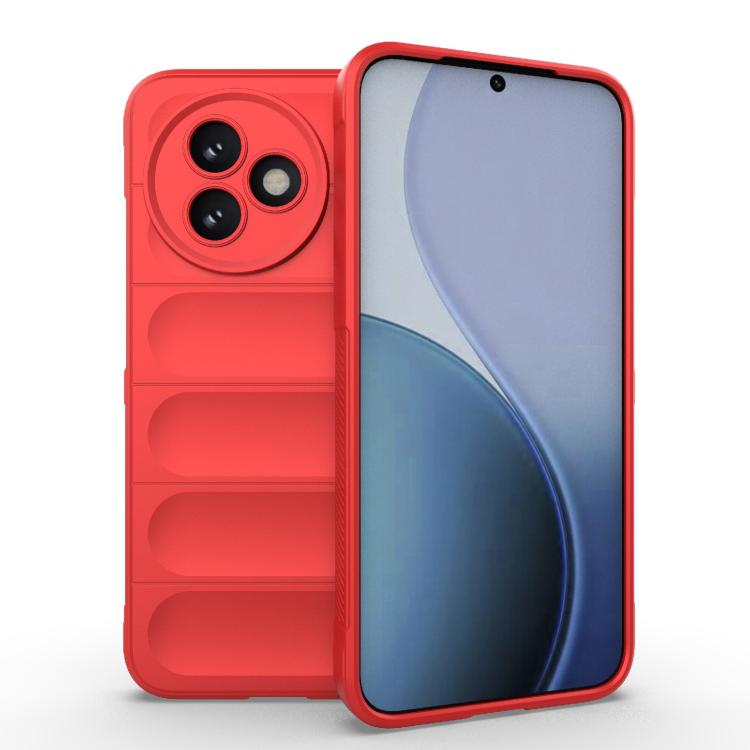 

For Redmi K80 Ultra 5G Magic Shield TPU + Flannel Phone Case(Red)