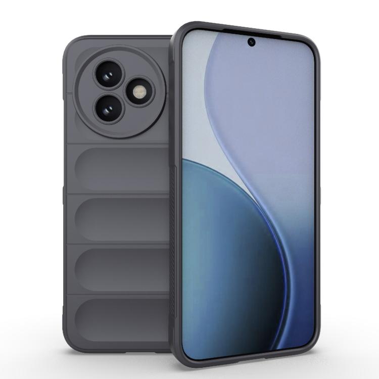 

For Redmi K80 Ultra 5G Magic Shield TPU + Flannel Phone Case(Dark Grey)