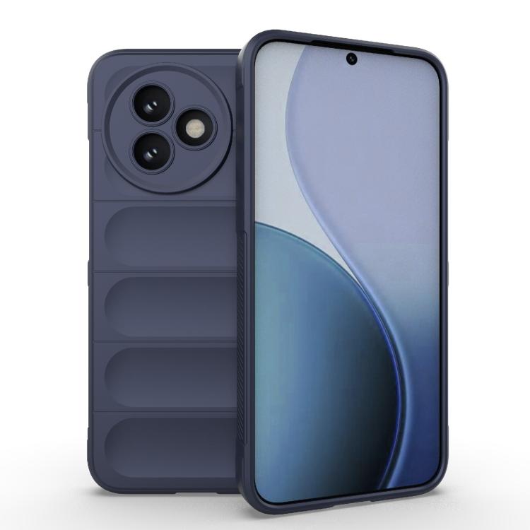 

For Redmi K80 Ultra 5G Magic Shield TPU + Flannel Phone Case(Dark Blue)
