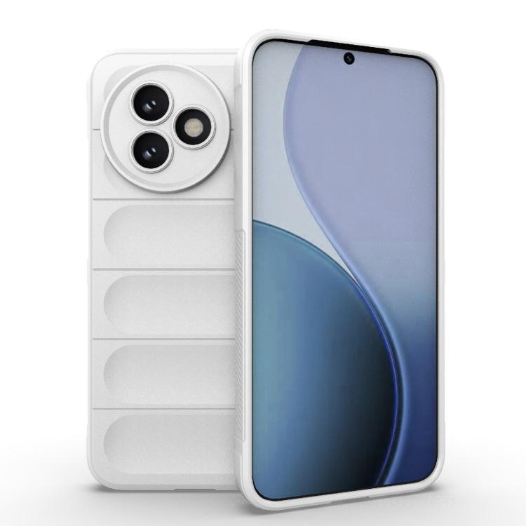 

For Redmi K80 Ultra 5G Magic Shield TPU + Flannel Phone Case(White)