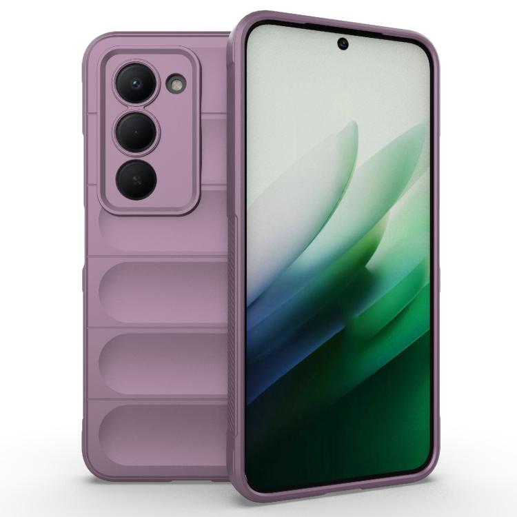 

For Redmi 15 5G Global/15 4G SEA 169.5mm Magic Shield TPU + Flannel Phone Case(Purple)