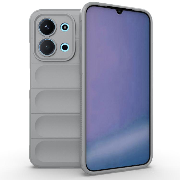 

For Redmi 15C 5G / 4G Global 171mm Magic Shield TPU + Flannel Phone Case(Grey)