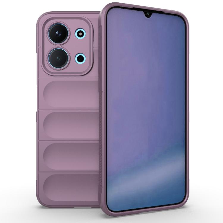 

For Redmi 15C 5G / 4G Global 171mm Magic Shield TPU + Flannel Phone Case(Purple)