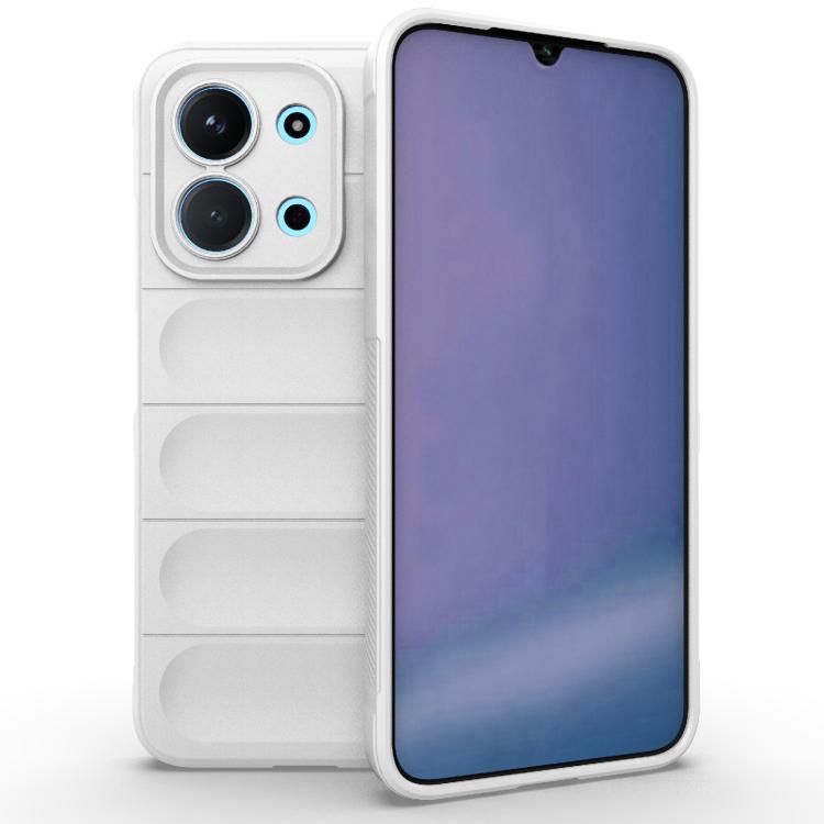 

For Redmi 15C 5G / 4G Global 171mm Magic Shield TPU + Flannel Phone Case(White)